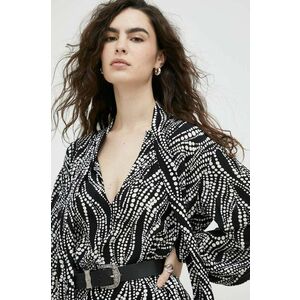 The Kooples bluza femei, culoarea negru, modelator imagine