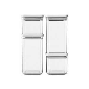 Brabantia set recipiente de depozitare cu capace Tasty+ 4-pack imagine