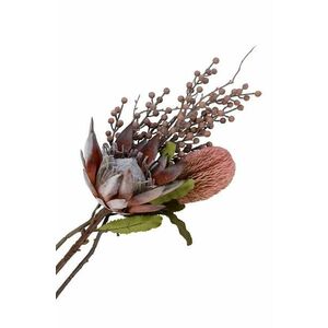 House Nordic flori artificiale King Protea Bouquet imagine
