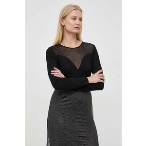 Morgan pulover femei, culoarea negru, light imagine