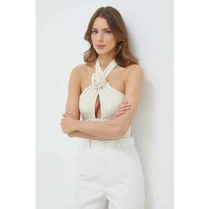 Bardot body femei, culoarea bej, neted imagine