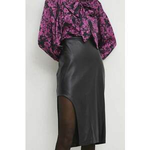 Answear Lab fustă culoarea negru, mini, creion imagine