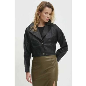 Answear Lab geaca ramones femei, culoarea negru, de tranzitie imagine