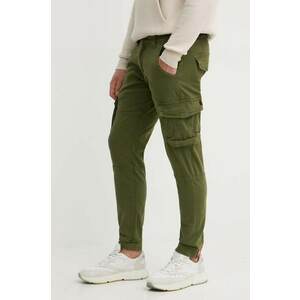 Alpha Industries pantaloni Army Pant bărbați, culoarea verde, cu fit cargo imagine
