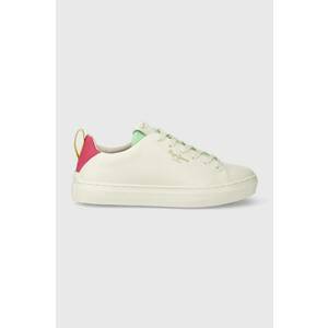Pepe Jeans sneakers din piele PLS00004 culoarea alb, CAMDEN STREET W imagine