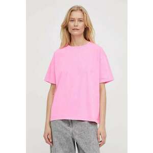 American Vintage tricou din bumbac femei, culoarea roz imagine