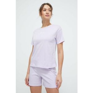 United Colors of Benetton tricou lounge din bumbac culoarea violet imagine