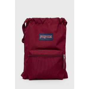 Jansport sac culoarea bordo, cu imprimeu imagine