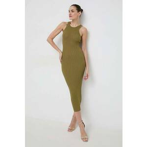 Silvian Heach rochie culoarea verde, maxi, mulată imagine