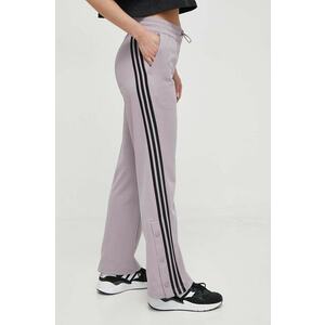 adidas pantaloni de trening culoarea roz, cu imprimeu IS0869 imagine