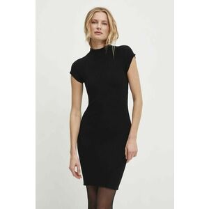 Answear Lab rochie culoarea negru, mini, mulată imagine
