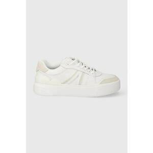 Lacoste sneakers din piele L002 Evo Logo Tongue Leather culoarea alb, 47SFA0055 imagine