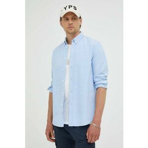 Samsoe Samsoe cămașă din bumbac bărbați, cu guler button-down, regular imagine