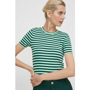Pepe Jeans tricou femei, culoarea verde imagine