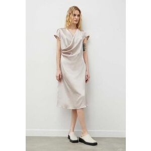 Bruuns Bazaar rochie culoarea bej, mini, dreaptă imagine