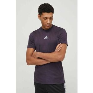 adidas Performance tricou de antrenament HIIT culoarea violet, uni IL7131 imagine
