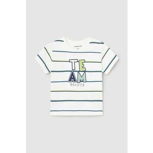 Mayoral tricou din bumbac pentru bebelusi culoarea verde, modelator imagine
