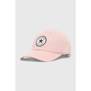 Converse sapca culoarea roz, cu imprimeu imagine