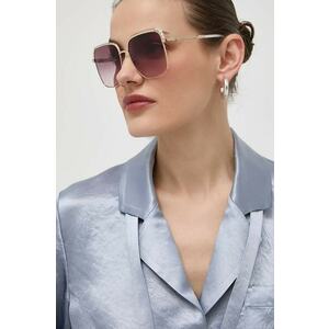 Vivienne Westwood ochelari de soare femei, culoarea bej imagine