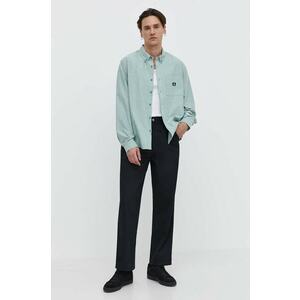 Converse pantaloni de bumbac culoarea negru, drept imagine