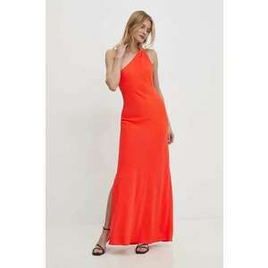 Answear Lab rochie culoarea rosu, maxi, dreaptă imagine