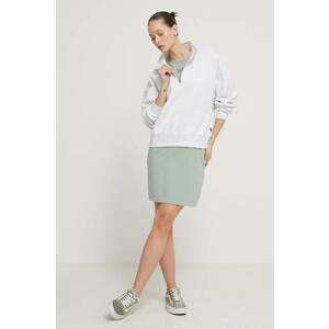 Vans bluza femei, culoarea gri, melanj imagine