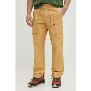 Columbia pantaloni Landroamer Cargo barbati, culoarea galben, drept, 2076041 imagine