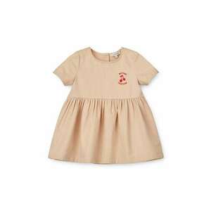 Liewood rochie din bumbac pentru bebeluși Livia Baby Dress culoarea rosu, mini, evazată imagine