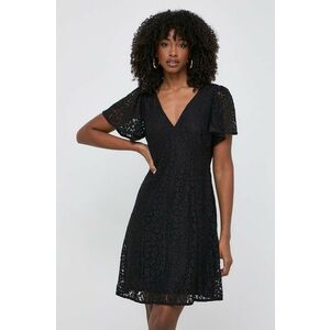 MICHAEL Michael Kors rochie culoarea negru, mini, evazată imagine