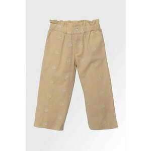 zippy pantaloni cu amestec de in pentru copii culoarea bej, modelator imagine