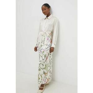 Answear Lab rochie culoarea bej, maxi, dreaptă imagine