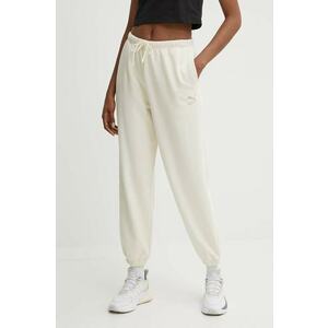 Puma pantaloni de trening din bumbac BETTER CLASSIC culoarea bej, uni, 624233 imagine