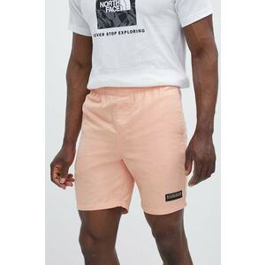 Napapijri pantaloni scurti din bumbac N-Boyd culoarea roz, NP0A4HOUP1I1 imagine