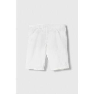 United Colors of Benetton pantaloni scurti copii culoarea alb, neted imagine