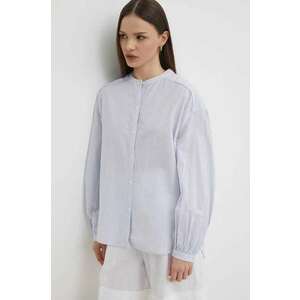 Pepe Jeans camasa din bumbac POLINA femei, cu guler stand-up, relaxed, PL304805 imagine