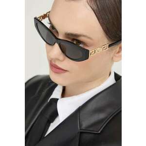 Versace ochelari de soare femei, culoarea negru, 0VE4470B imagine