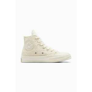 Converse tenisi Chuck 70 femei, culoarea bej, A07534C imagine