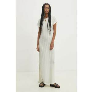 Answear Lab rochie culoarea alb, maxi, mulată imagine