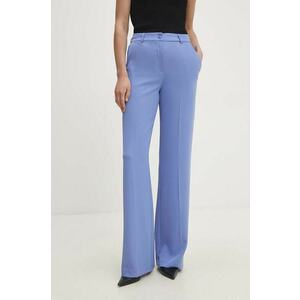 Answear Lab pantaloni femei, drept, high waist imagine