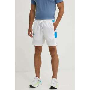 Under Armour pantaloni scurți de antrenament Baseline culoarea alb imagine