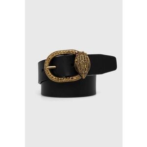 Kurt Geiger London curea de piele femei, culoarea negru imagine