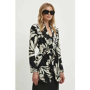 Answear Lab sacou culoarea negru, un singur rand de nasturi imagine
