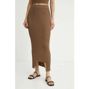 By Malene Birger fusta MERINE. culoarea maro, maxi, drept, Q72264004 imagine