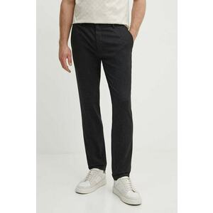 Joop! pantaloni barbati, culoarea gri, drept imagine