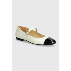 Alohas balerini de piele Musa culoarea alb, S100502-03 imagine
