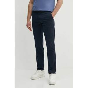 BOSS pantaloni barbati, culoarea albastru marin, drept, 50487976 imagine