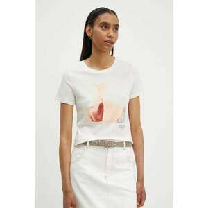 G-Star tricou din bumbac femei, culoarea alb, D24643-4107 imagine