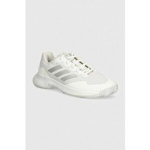 adidas Performance pantofi de antrenament GameCourt 2 culoarea alb, HQ8476 imagine