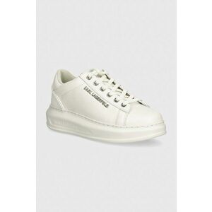 Karl Lagerfeld sneakers din piele culoarea alb imagine