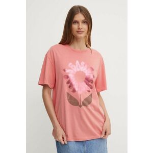 Boss Orange tricou din bumbac femei, culoarea portocaliu imagine